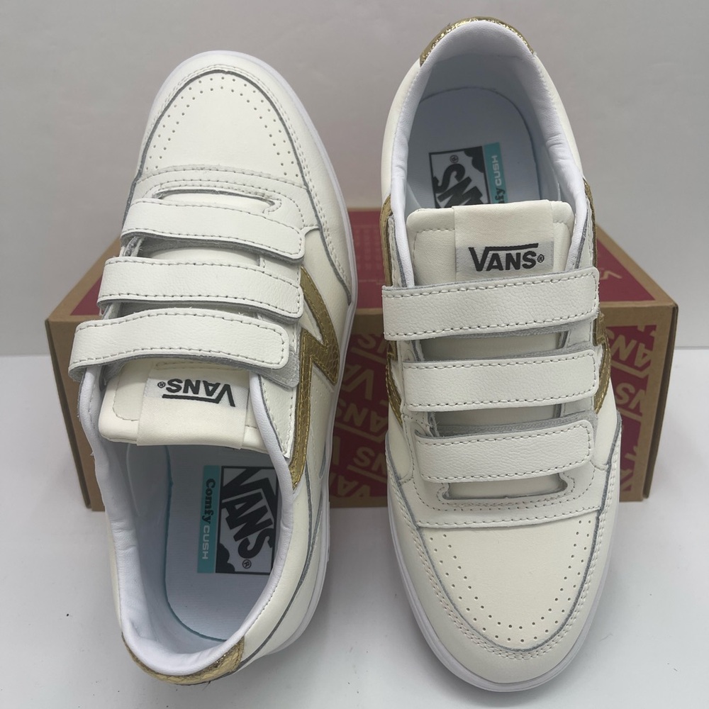 Vans WMNS Lowland Cc Velcro (Metallic V) Marshmallow/Gold Sneakers 
VN0A5DY89QT - Picture 13 of 16